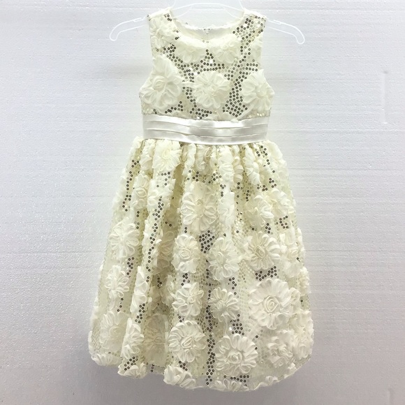 American Princess Other - American Princess Ivory Sequin Party Dress 7
